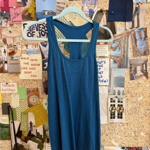 Blue Sleeveless Women's Top